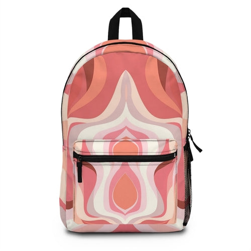 Backpack Work/school/leisure - Waterproof - Boho Pink and White