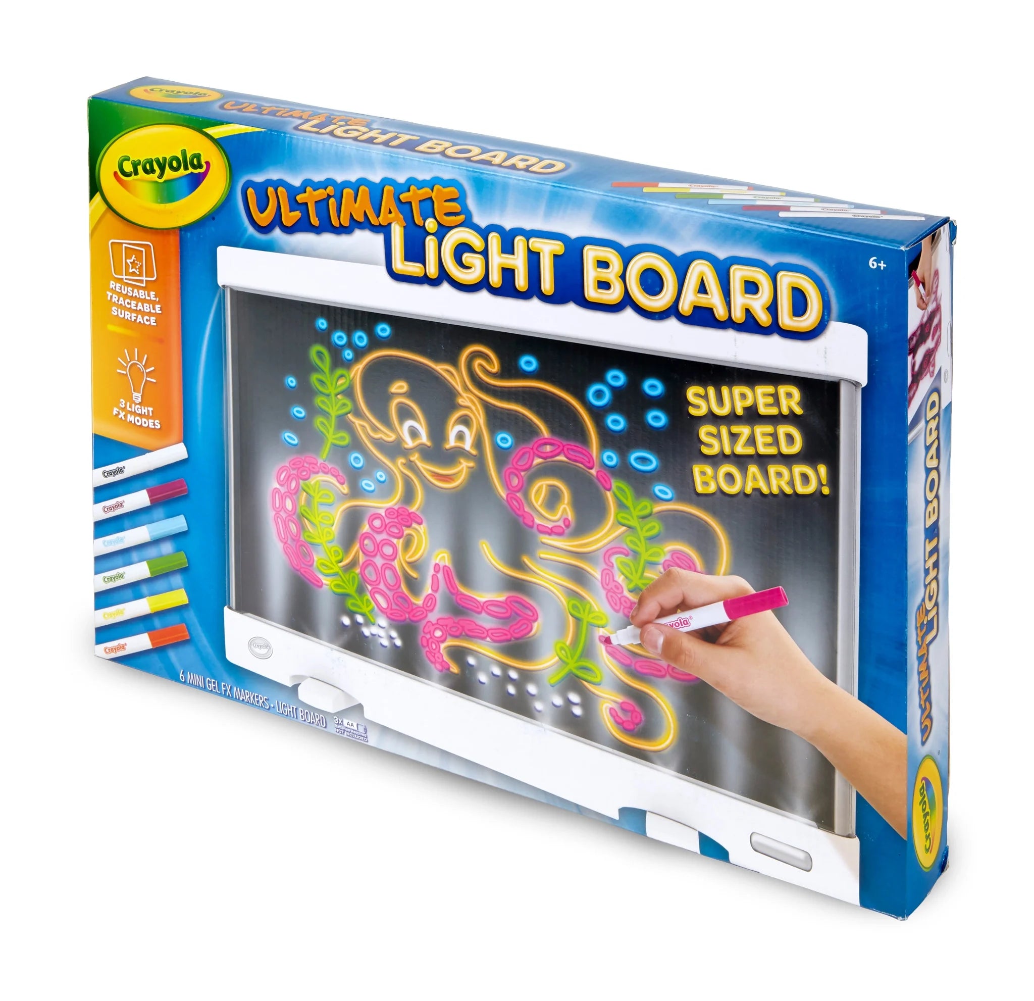 Ultimate Light Board, White, Holiday & Christmas Gifts for Kids, LED Tracing & Drawing Board, Light up Toy, Gift, Ages 6 & Up