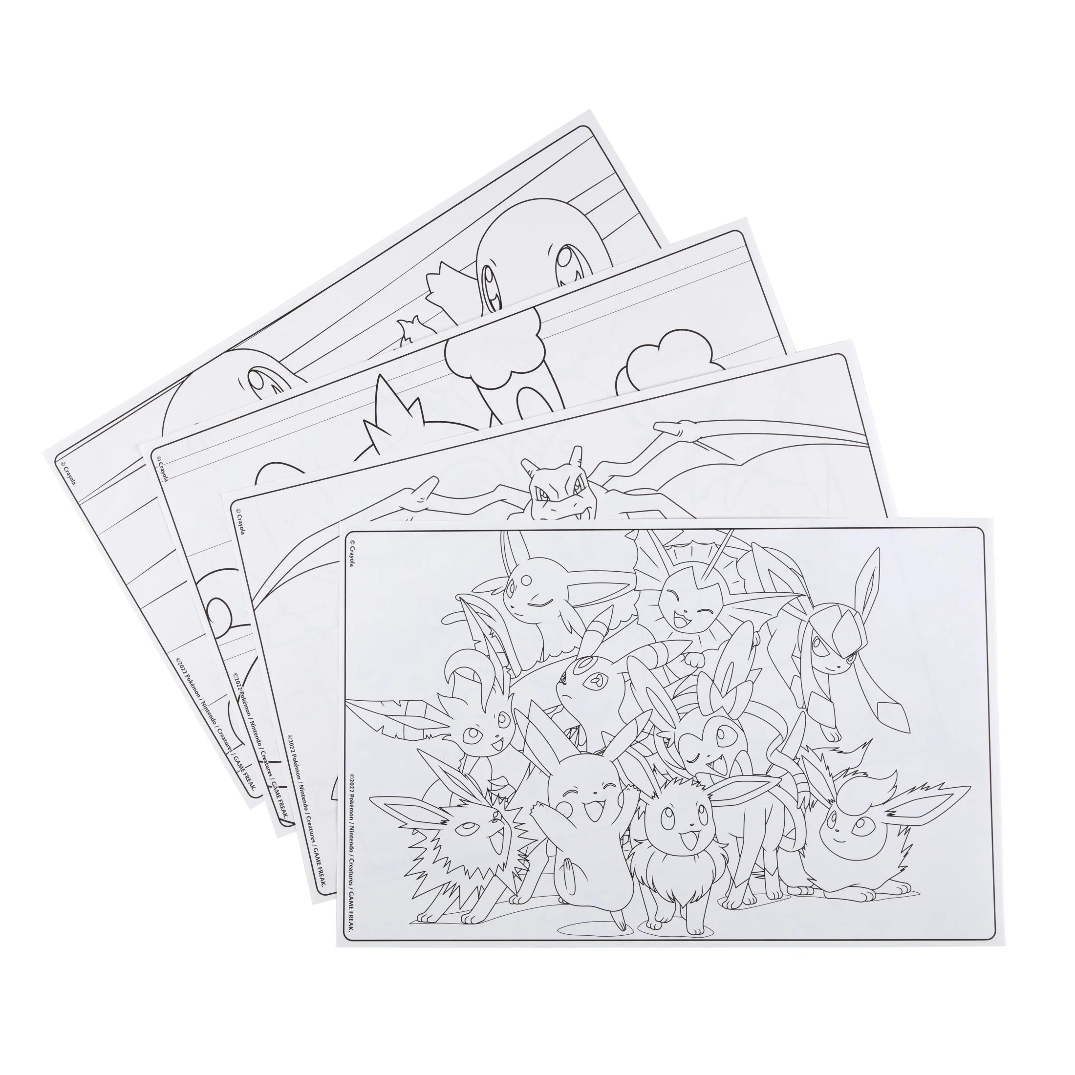 Pokémon Giant Coloring Pages, Kids Coloring Activities, Gifts for Kids, Ages 3+