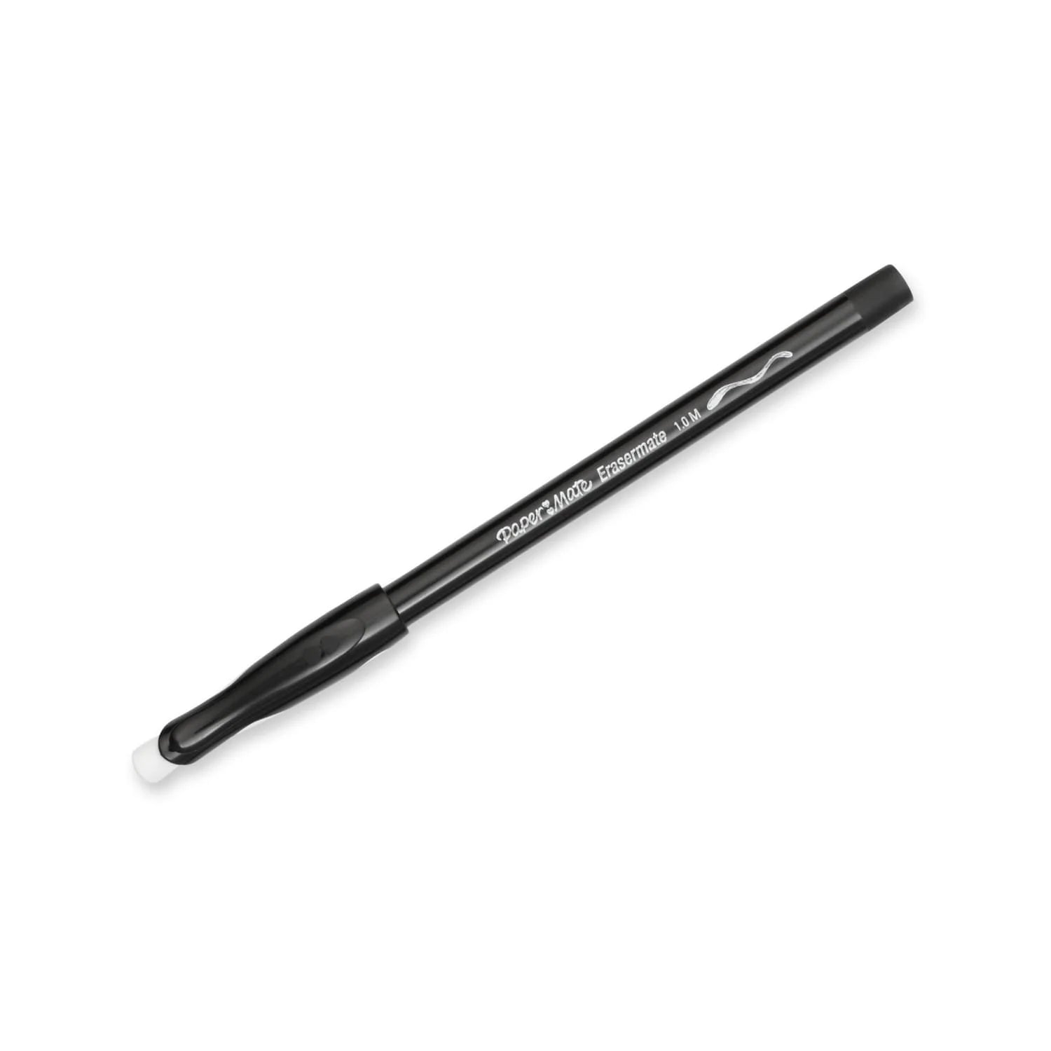 (2 Pack)  Erasermate Erasable Pens, Ballpoint Pens, Medium Point (1.0Mm), Black, 4 Count