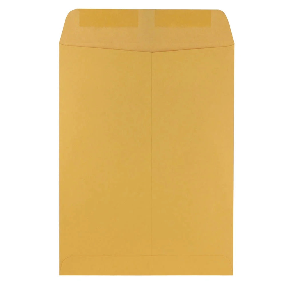 9 X 12 Open End Catalog Envelopes, Brown Kraft Manila, 100 per Pack