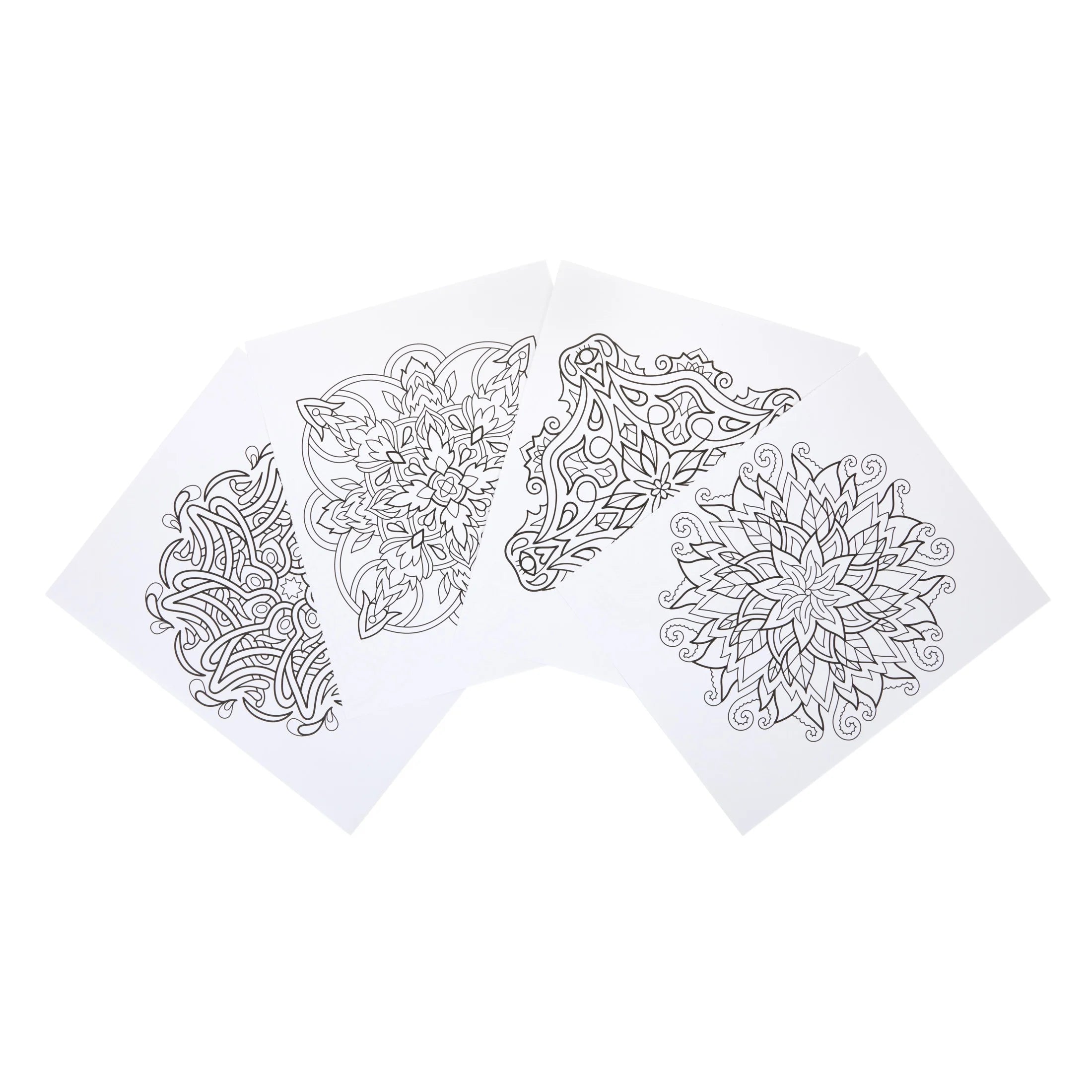 (2 Pack)  Mandala Coloring Book, 40 Pgs, Adult Coloring Book, Mindful Meditations, Mothers Day, Gifts for Teachers and Teens, Ages 8+