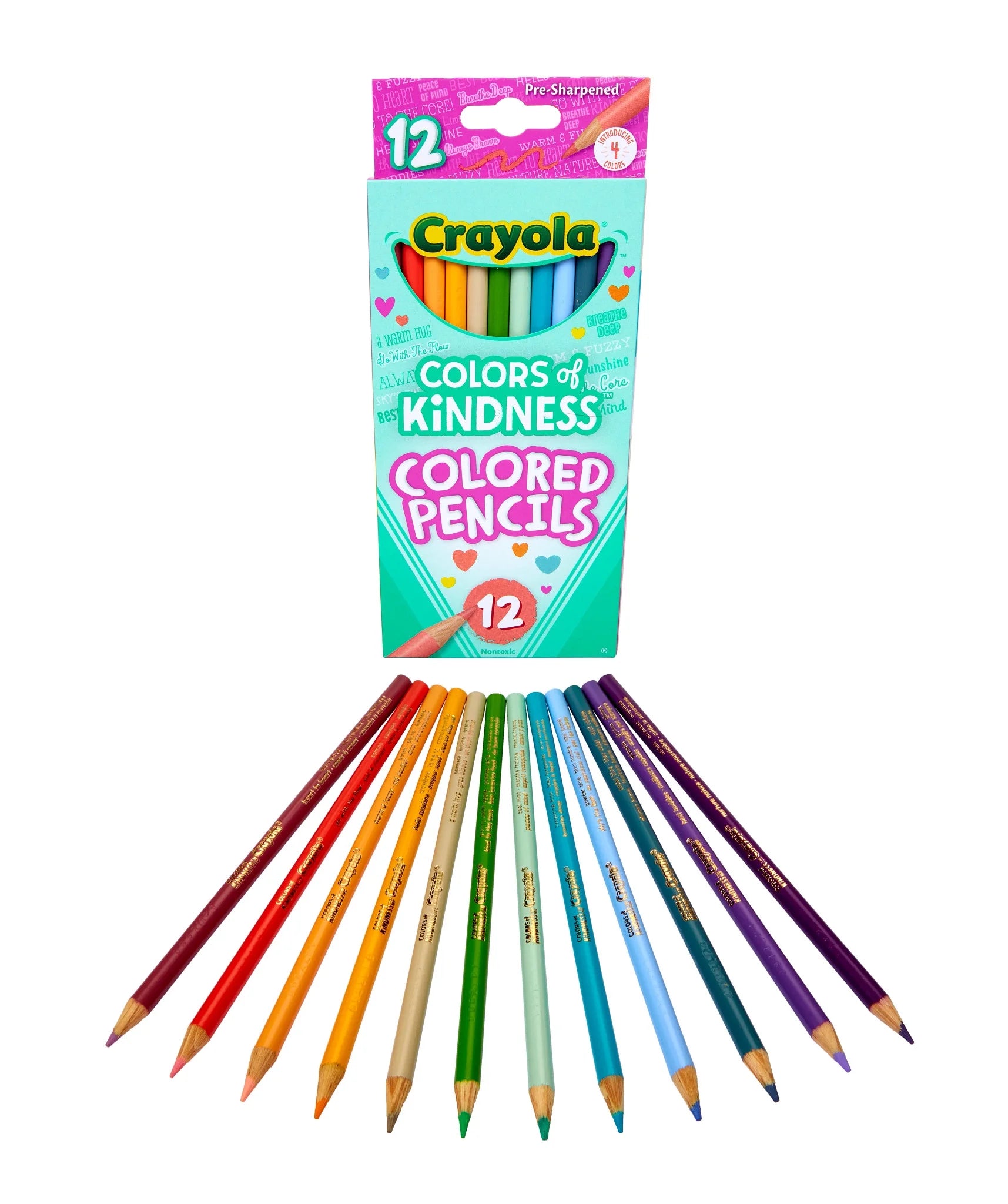 Colors of Kindness Colored Pencils, School Supplies, 12 Ct, Beginner Child