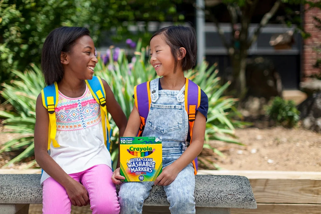 (4 Pack)  Ultra-Clean Washable Broad Line Markers, Art Supplies, Back to School Supplies, 10 Ct