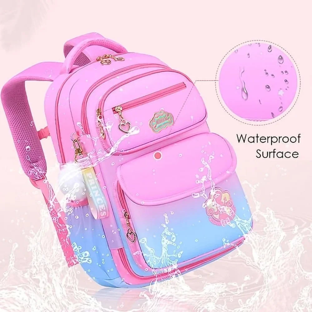 School Bag Backpacks for Girls,Shoulder Children School Bookbags for Kids,Primary School Season Gift,Pink