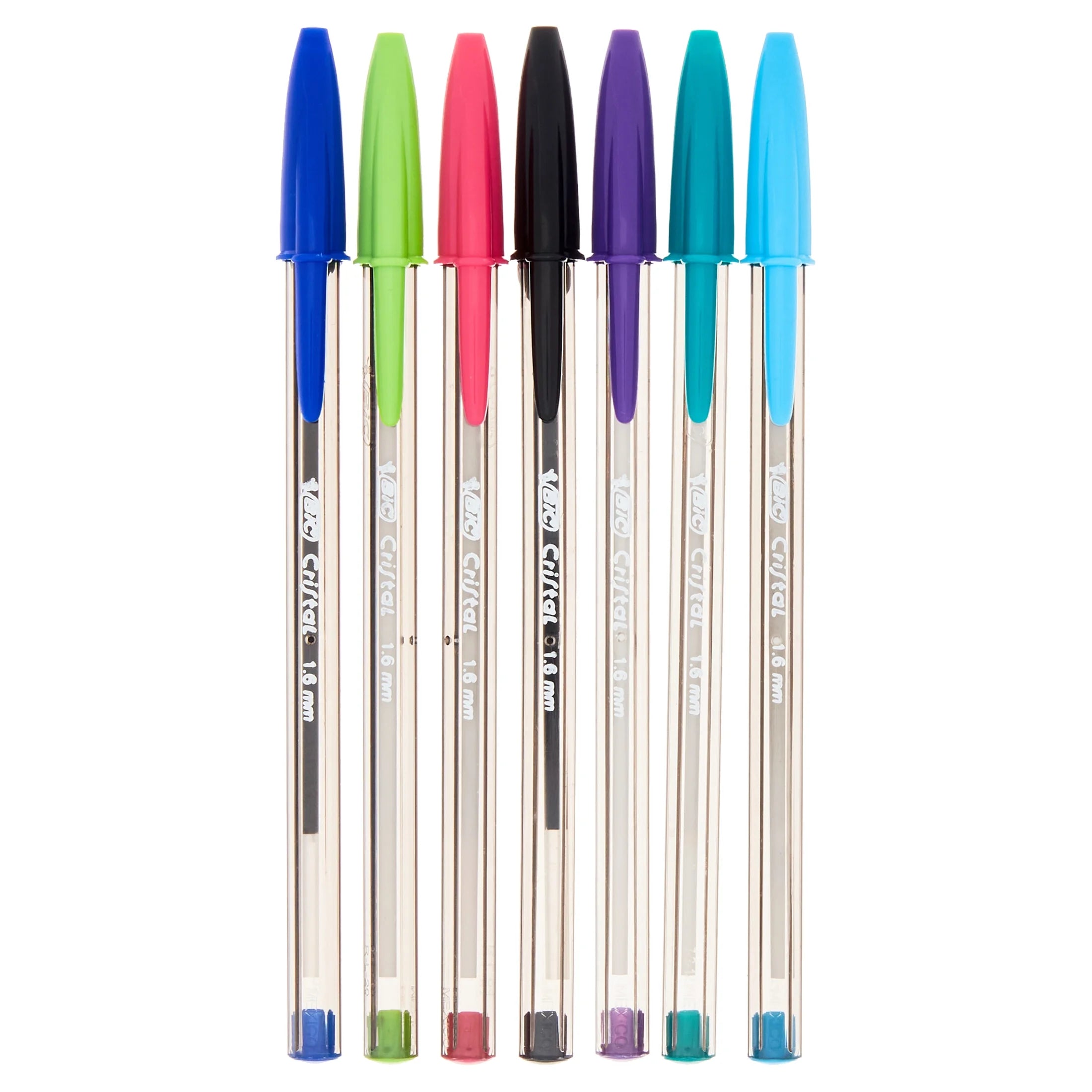 Cristal Bold Ballpoint Pens, 1.6Mm, Assorted Colors, 24 Count