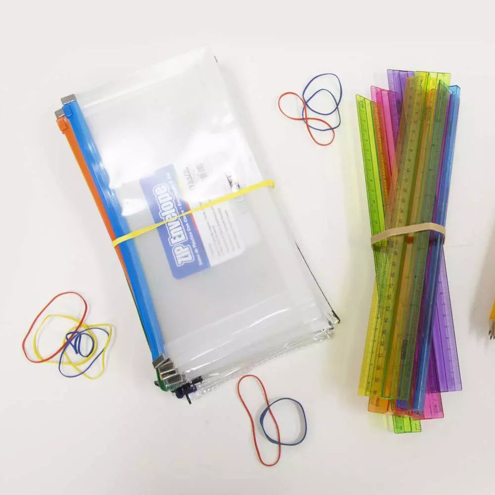 2 Oz./ 56.70 g Assorted Sizes and Colors Rubber Bands