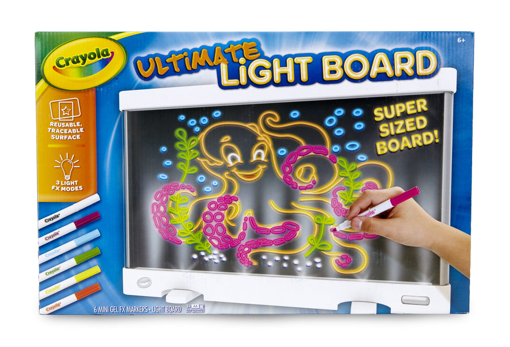 Ultimate Light Board, White, Holiday & Christmas Gifts for Kids, LED Tracing & Drawing Board, Light up Toy, Gift, Ages 6 & Up