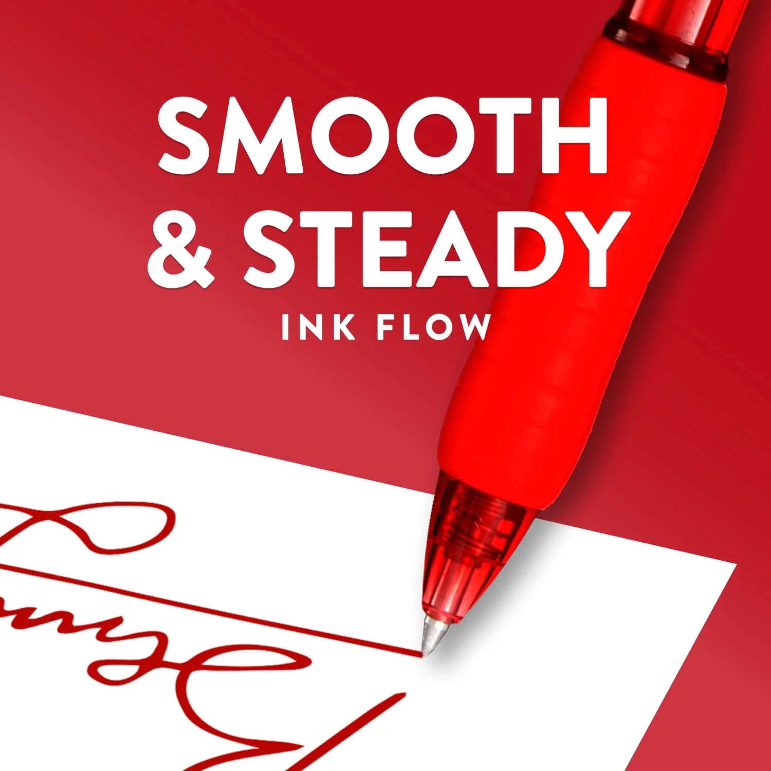 Profile Retractable Gel Pens, 0.7 Mm, Black, 4 Count