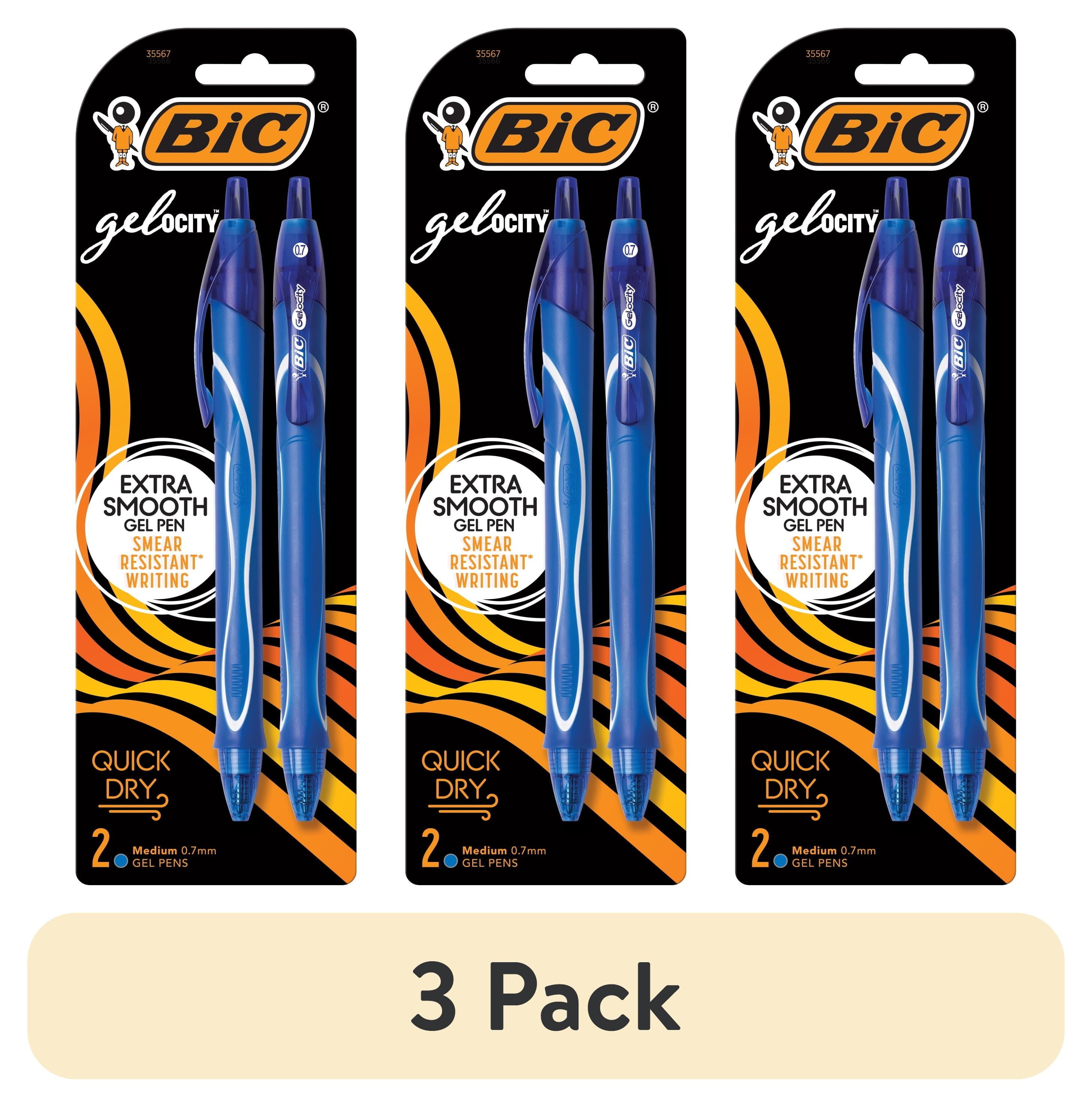 (3 Pack)  Gelocity Medium Point 0.7 Mm Gel Pen, Blue Ink, 2-Pack
