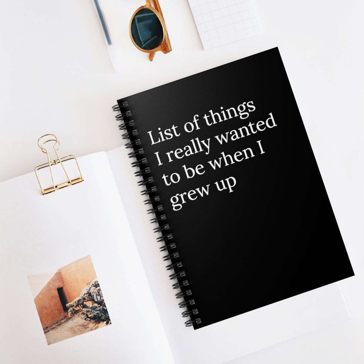List of Things I Really Wanted to be When I grew up funny notebook