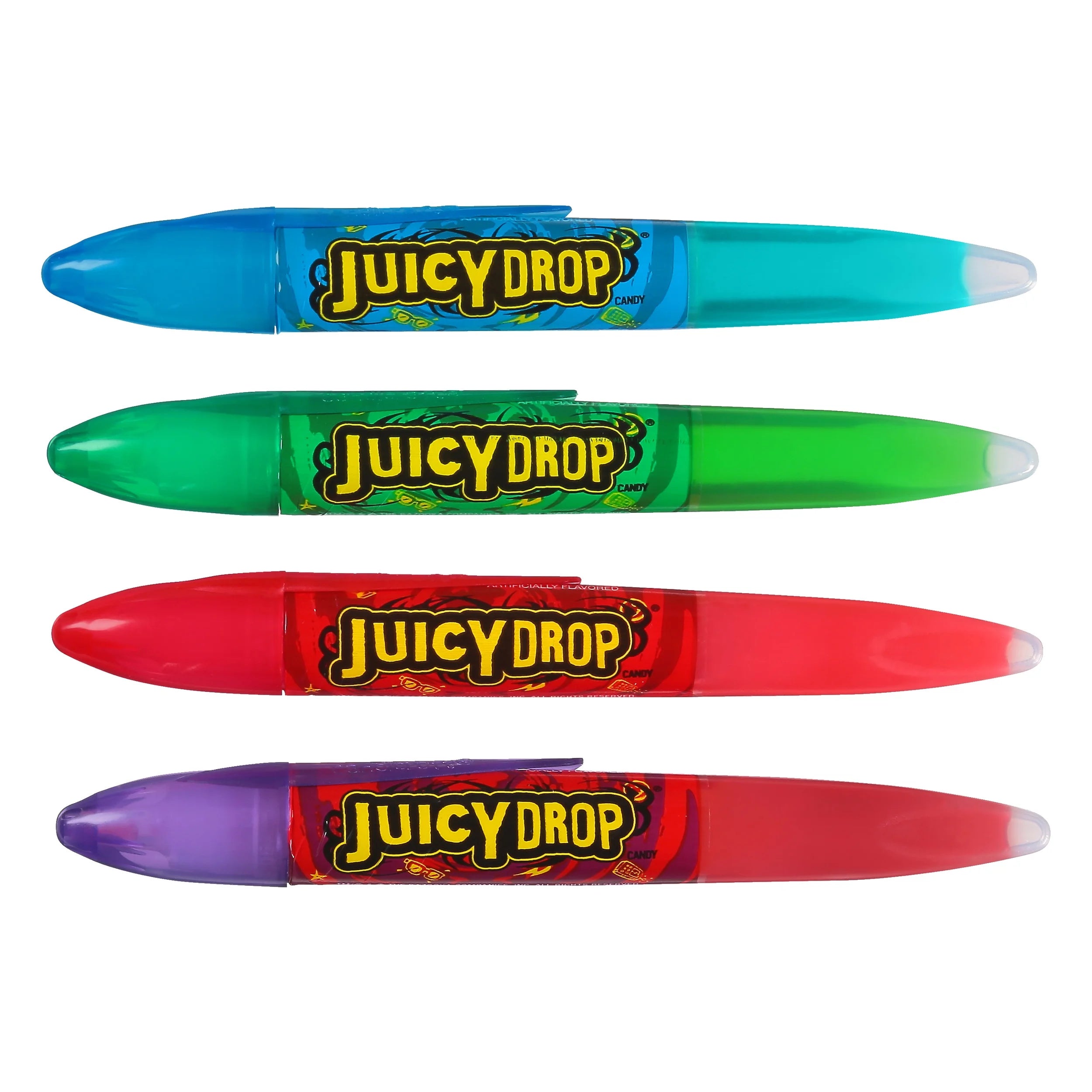 Candy, Assorted Fruity Flavors, Sour Gel Candy, .5 Oz, Pen (Flavor May Vary)
