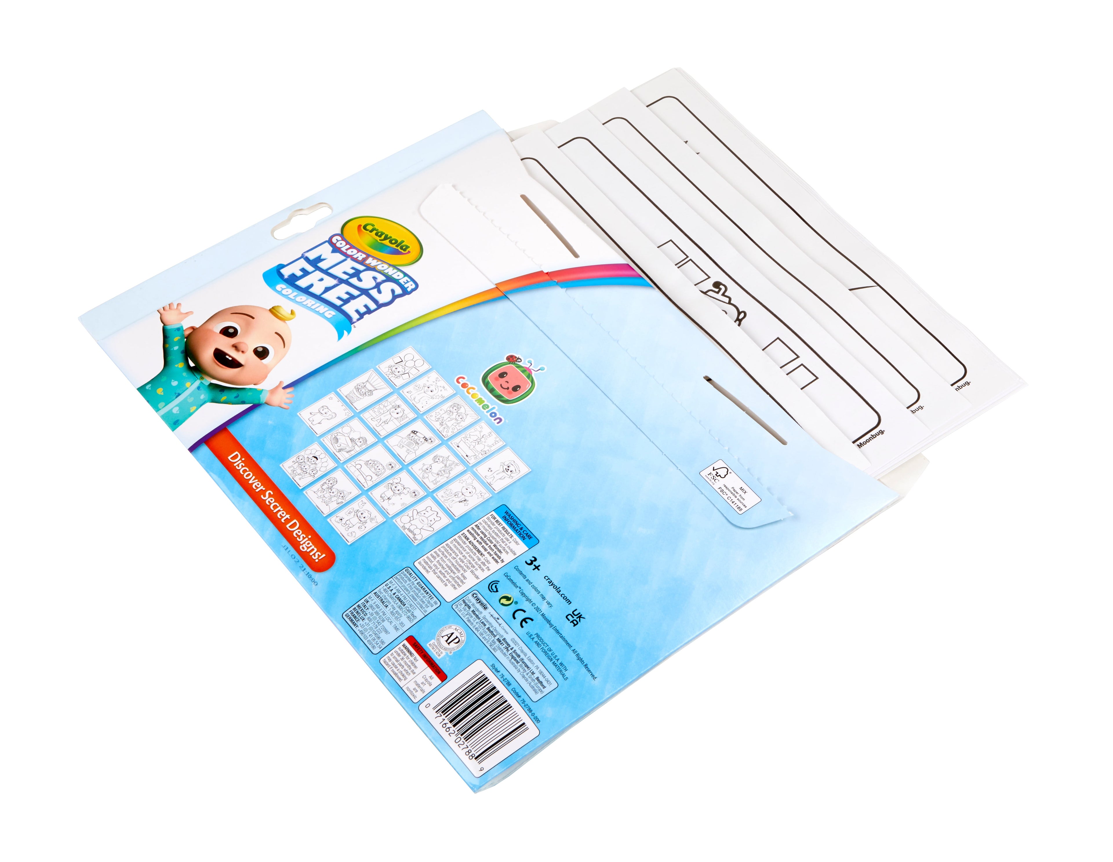 Color Wonder Mess Free Cocomelon Coloring Set, Gifts for Beginner Unisex Child