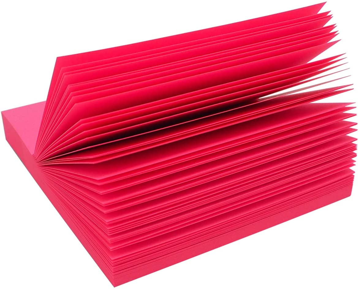 THE CEO® 100 Ct. 3X 3 Fluorescent Stick on Notes (4/Shrink) – Sticky Notes