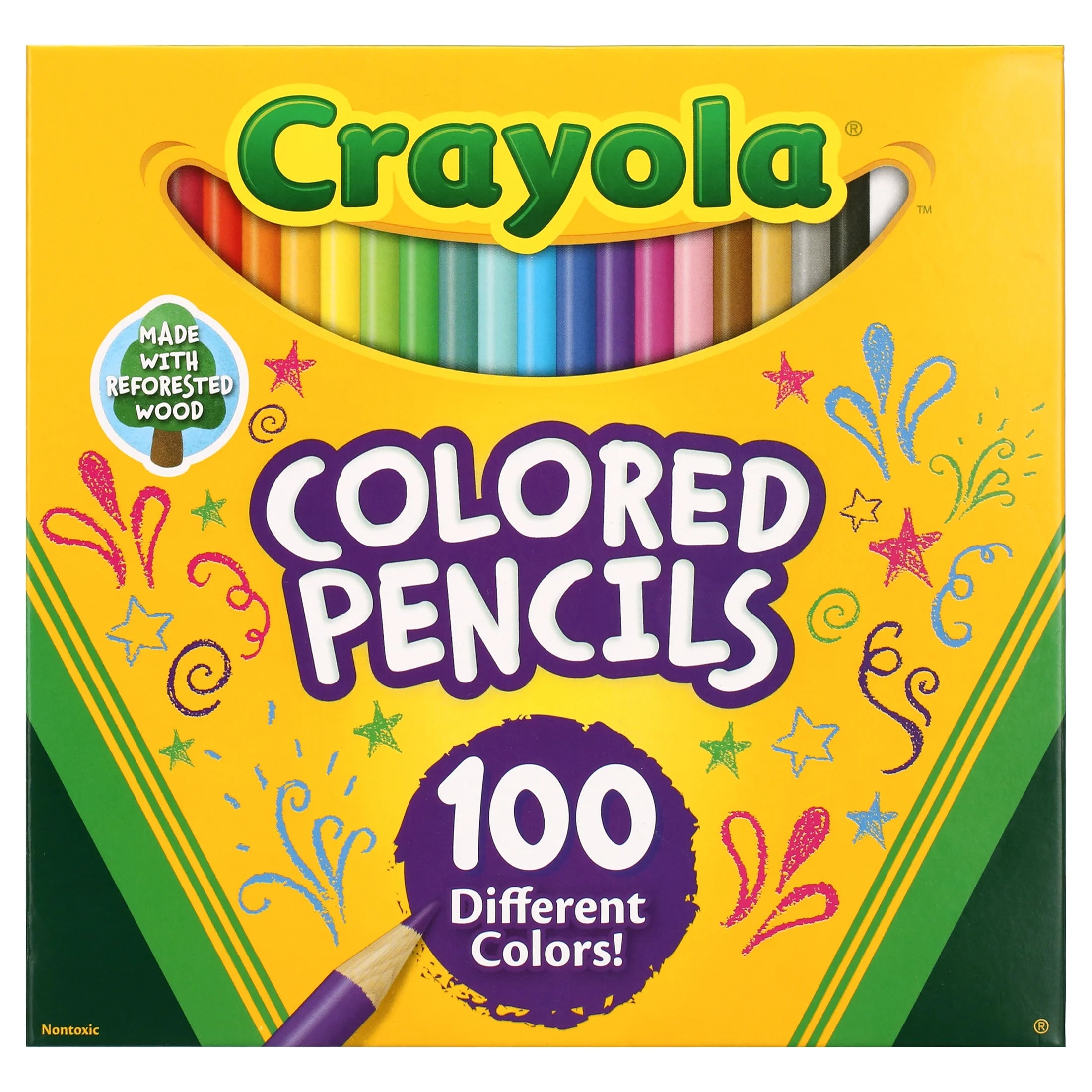 Colored Pencils, 100 Ct, School Supplies, Adult Coloring Pencils, Classroom Must Haves, Teacher Appreciation Gift