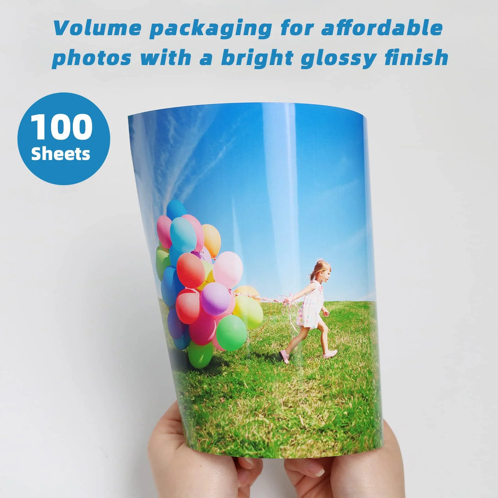 100 Sheets Photo Paper 11X17 Glossy Inkjet 50Lb Value Packed Brochure Poster Playbill Obituary Papers for Funerals Bulletin Gallery Show Photographic 11 X 17 Copy Printing A3