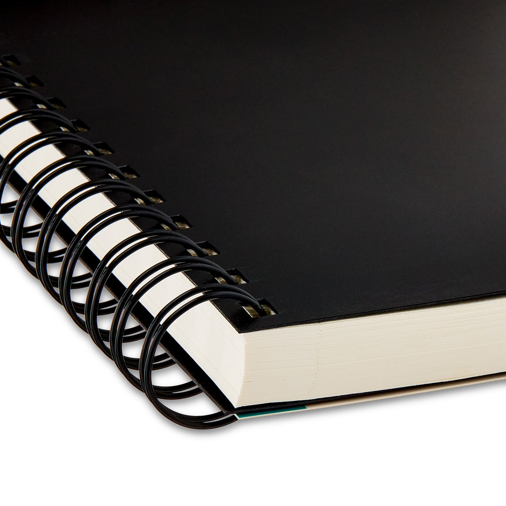 (9 Pack)  9" X 6" Spiral Sketch Book, 75 Sheets of White, Acid Free, Perforated Premium Drawing Paper