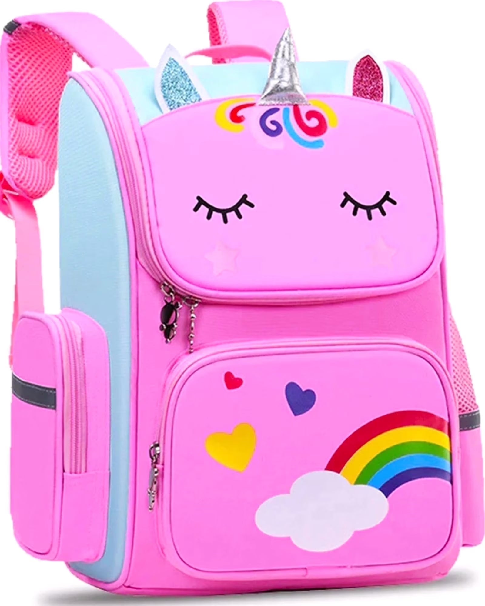 School Backpack Girls School Bag, Lightweight Kids Backpack Durable Fashion Bookbag, Pink