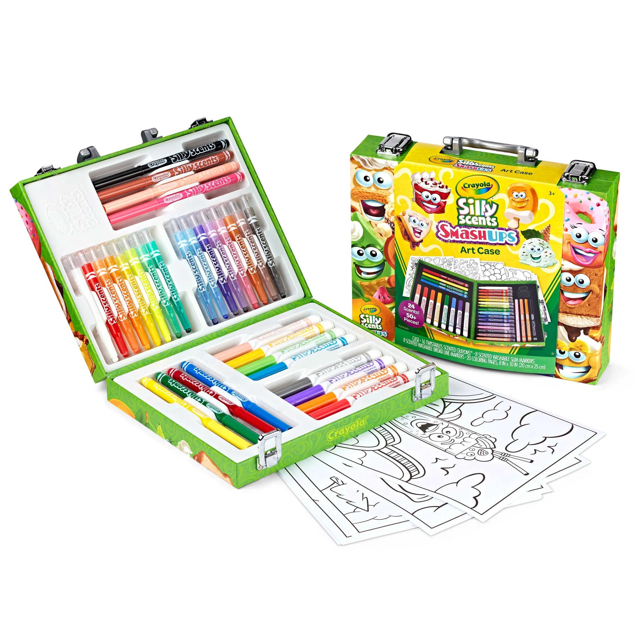 Silly Scents Mini Inspiration Art Case Coloring Set, Scented Markers, Arts and Crafts, Drawing Gift for Kids, Ages 4+