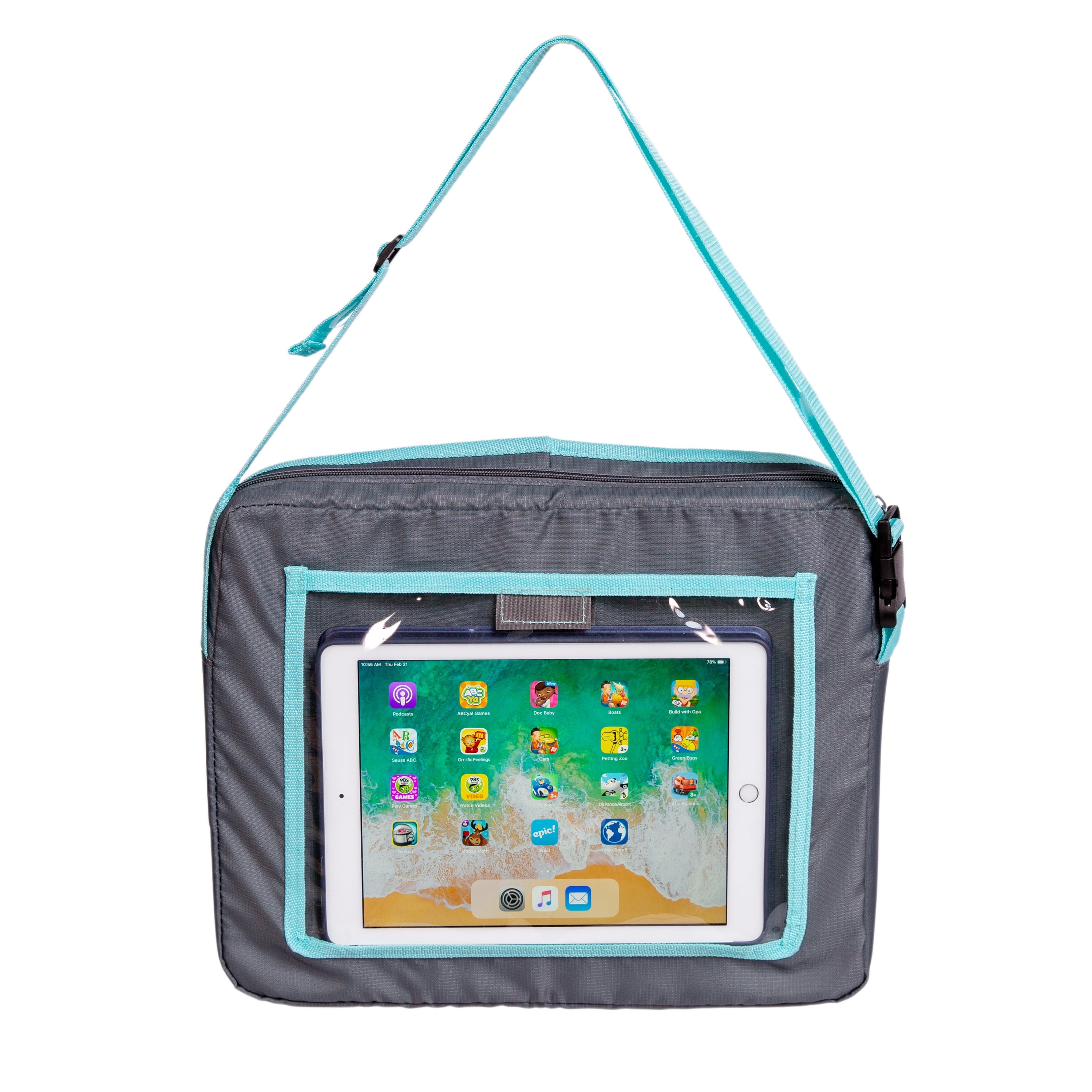 3-In-1 Travel Lap Tray and Ipad Tablet Holder for Kids. 3 and Up
