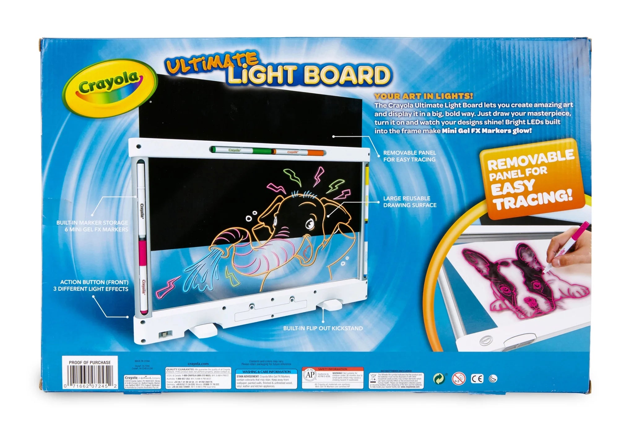 Ultimate Light Board, White, Holiday & Christmas Gifts for Kids, LED Tracing & Drawing Board, Light up Toy, Gift, Ages 6 & Up