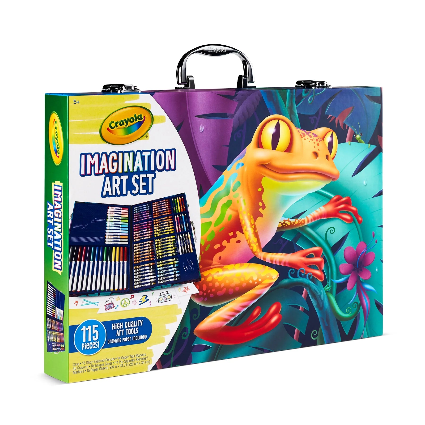 Imagination Art Coloring Set, 115 Pcs, Art & Craft Kit, Drawing & Coloring Supplies, Creative Gifts for Kids
