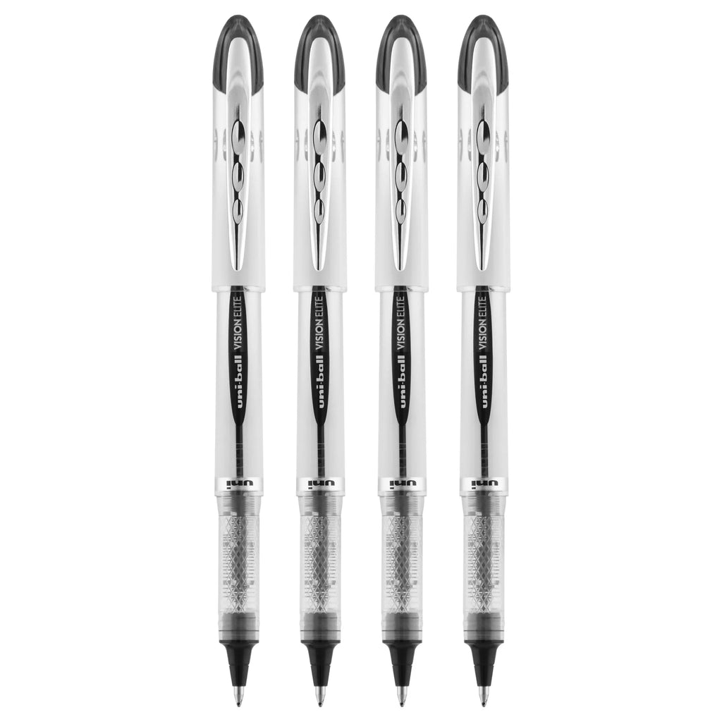 Vision Elite Rollerball Pens, Bold Point (0.8Mm), Black, 4Ct