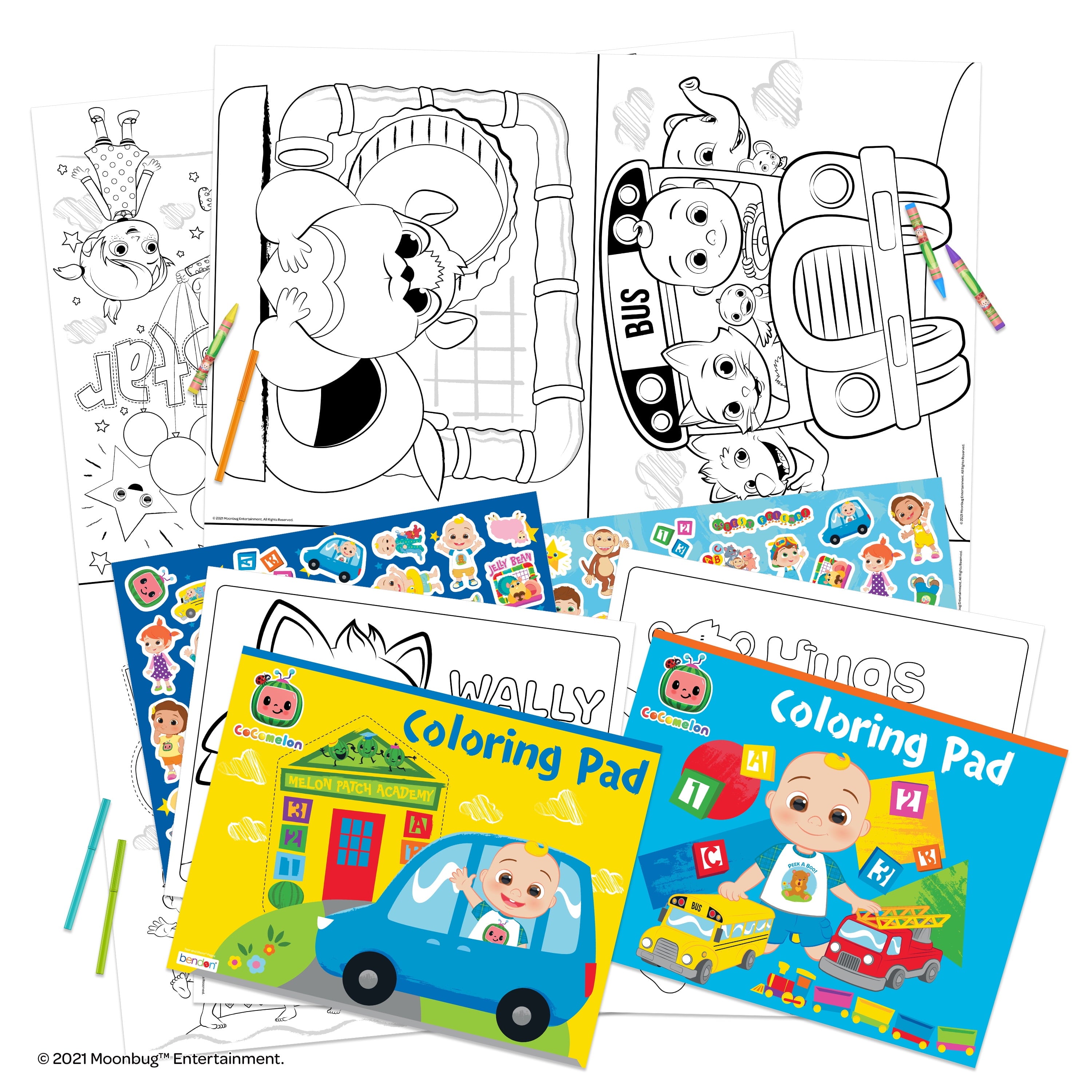 Color with Me Family Coloring Art & Craft Kit; Unisex Set for Children