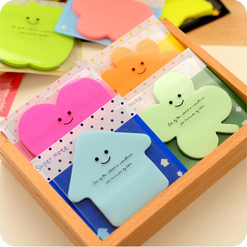 6*6cm Candy color Sticker Bookmark Marker Memo pad