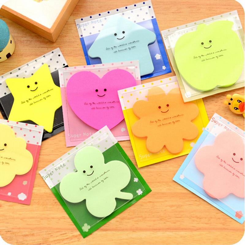 6*6cm Candy color Sticker Bookmark Marker Memo pad