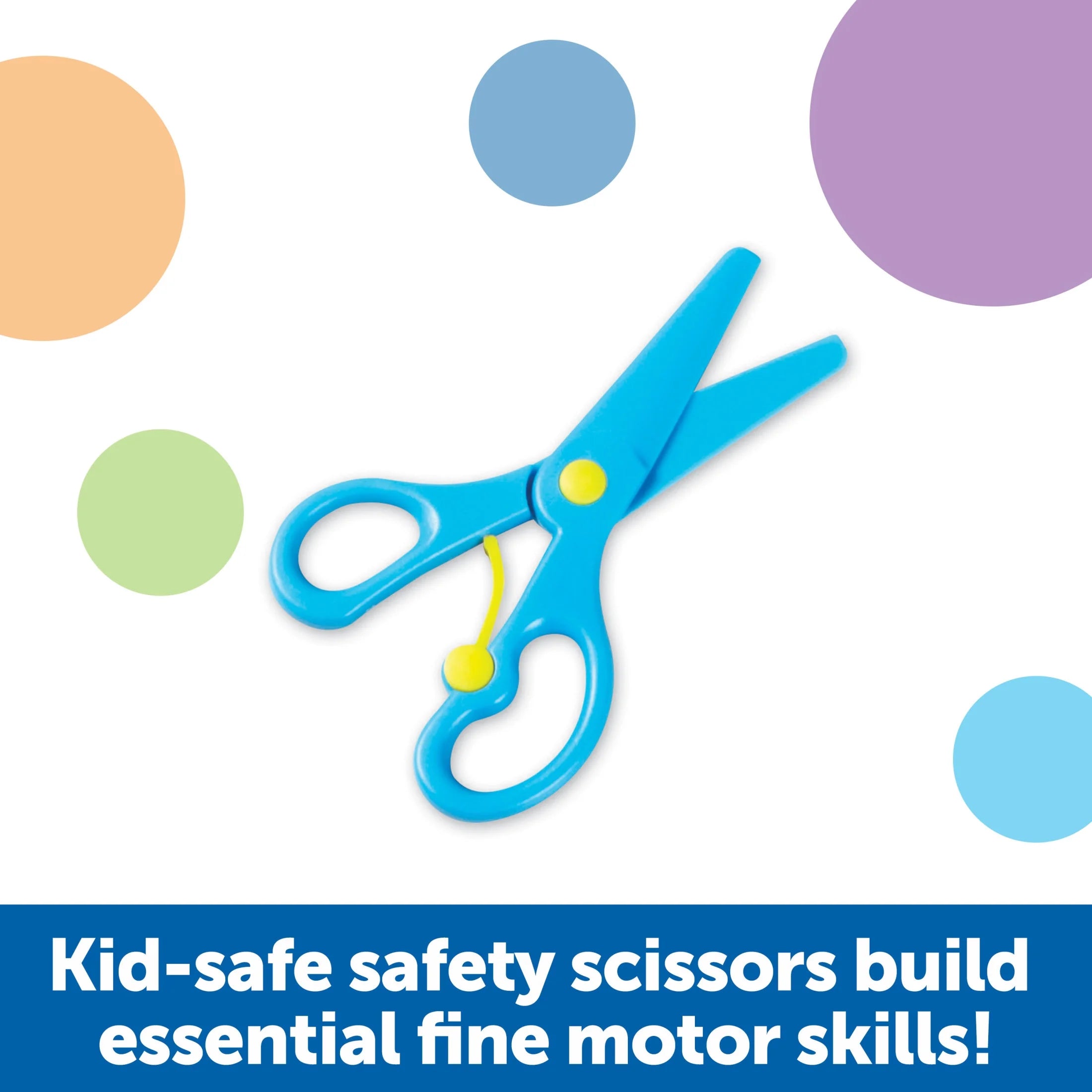 Trace Ace Scissor Skills Set - 7 Pieces, Boys and Girls Ages 3+ Fine Motor Tools for Toddlers, Scissor Skills for Toddlers