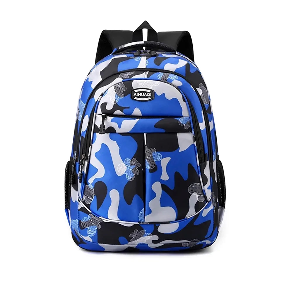 Boys School Bags for Kids, 15.6 Inch Laptop Backpacks Travel Bookbag School Backpack for Teen Boys, Blue