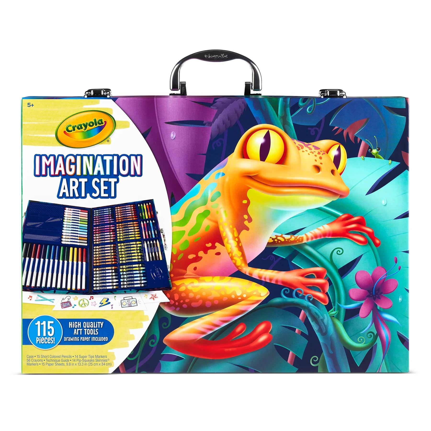 Imagination Art Coloring Set, 115 Pcs, Art & Craft Kit, Drawing & Coloring Supplies, Creative Gifts for Kids