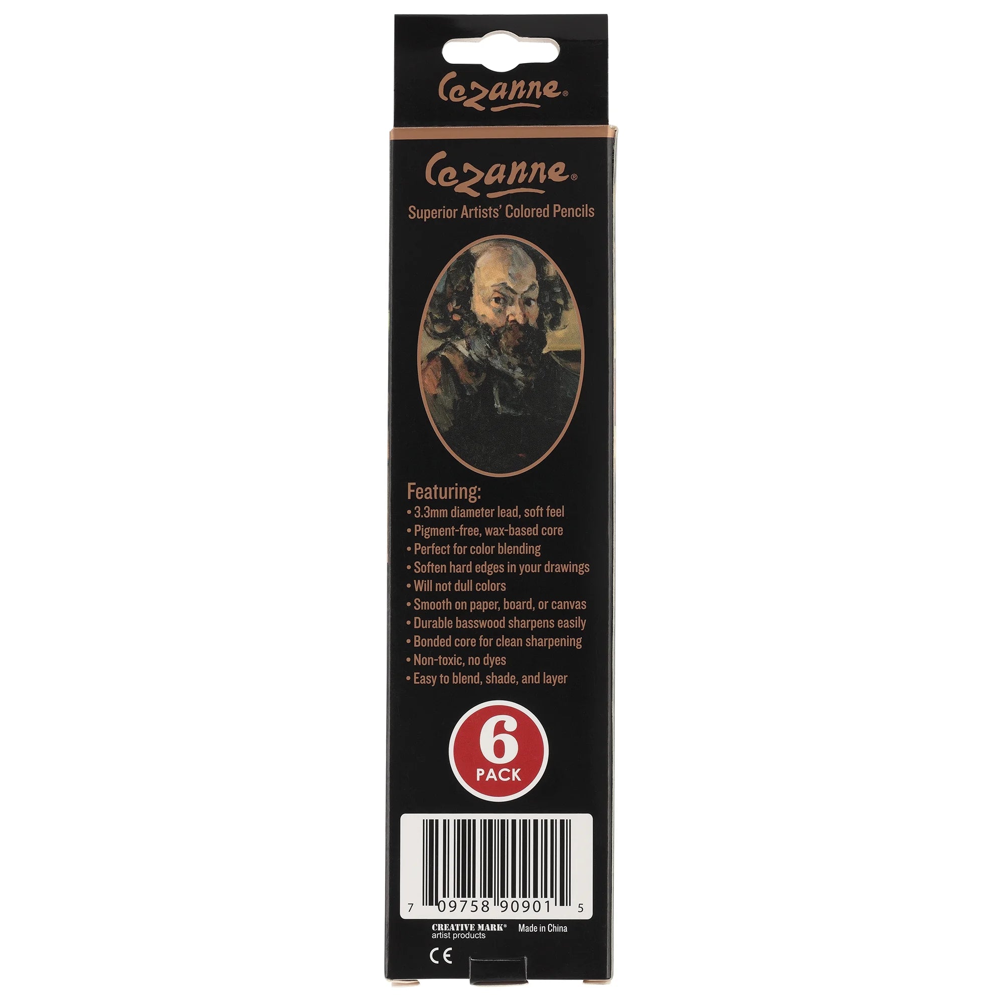 Premium Colorless Blender Pencil 6 Pack - Highly-Pigmented Drawing Pencils - Coloring Pencils for Drawing, Blending, Coloring, and More