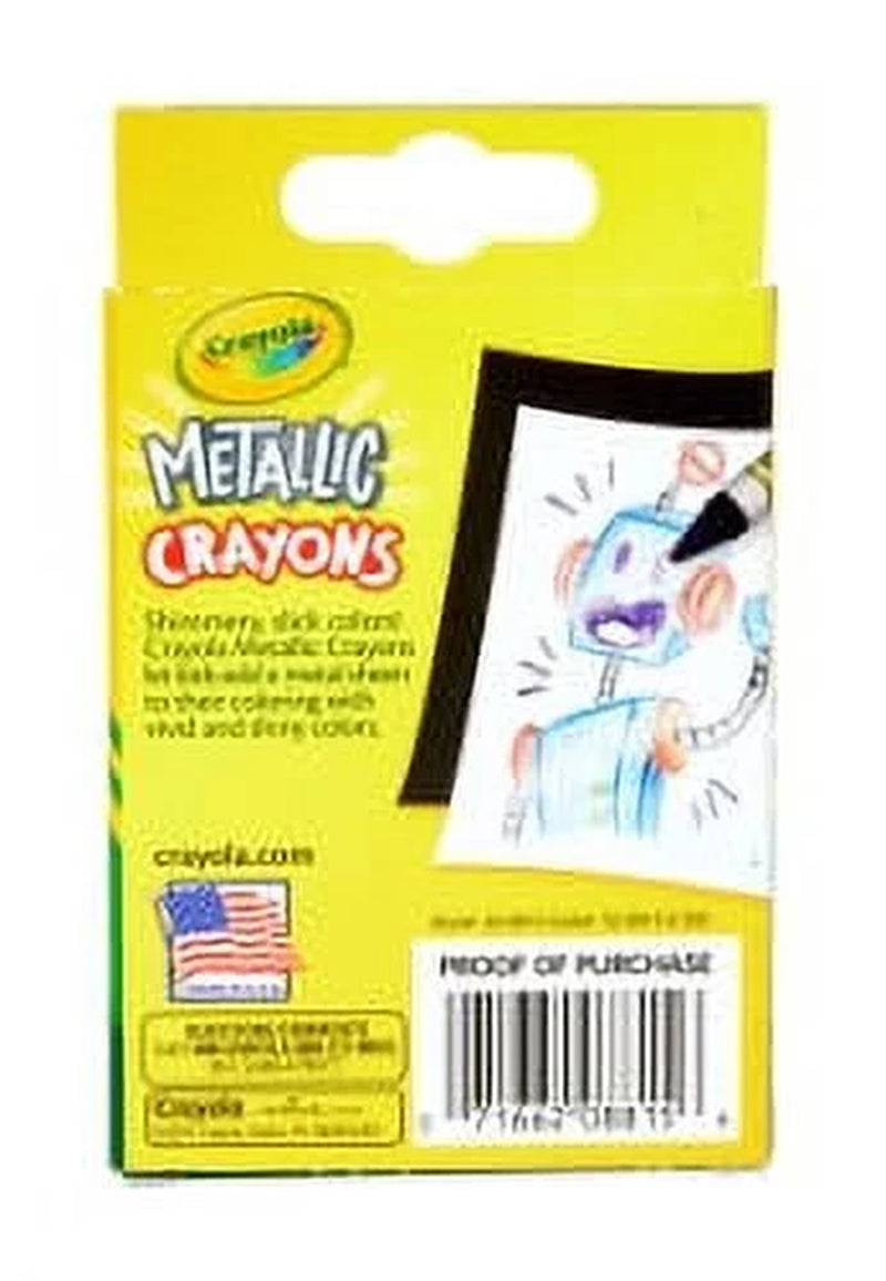 Metallic Crayons in 24 Colors