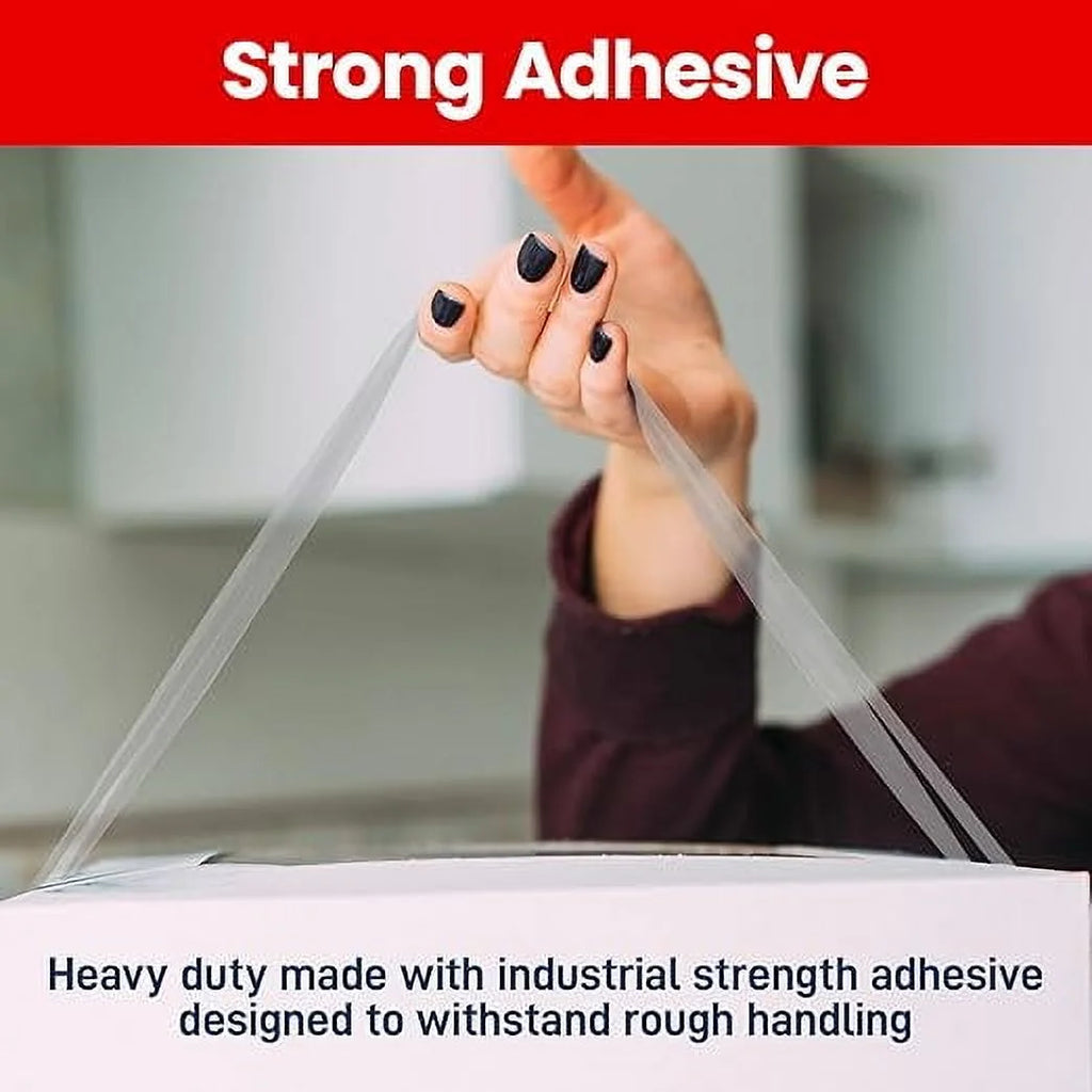 Clear Packing Tape - Heavy Duty Packaging Tape for Shipping, Packaging, and Sealing, 1.88In X 60 Yards, 2.7Mil Thick, for Personal and Professional Use, Thick Clear Packing Tape, 18 Tape Rolls