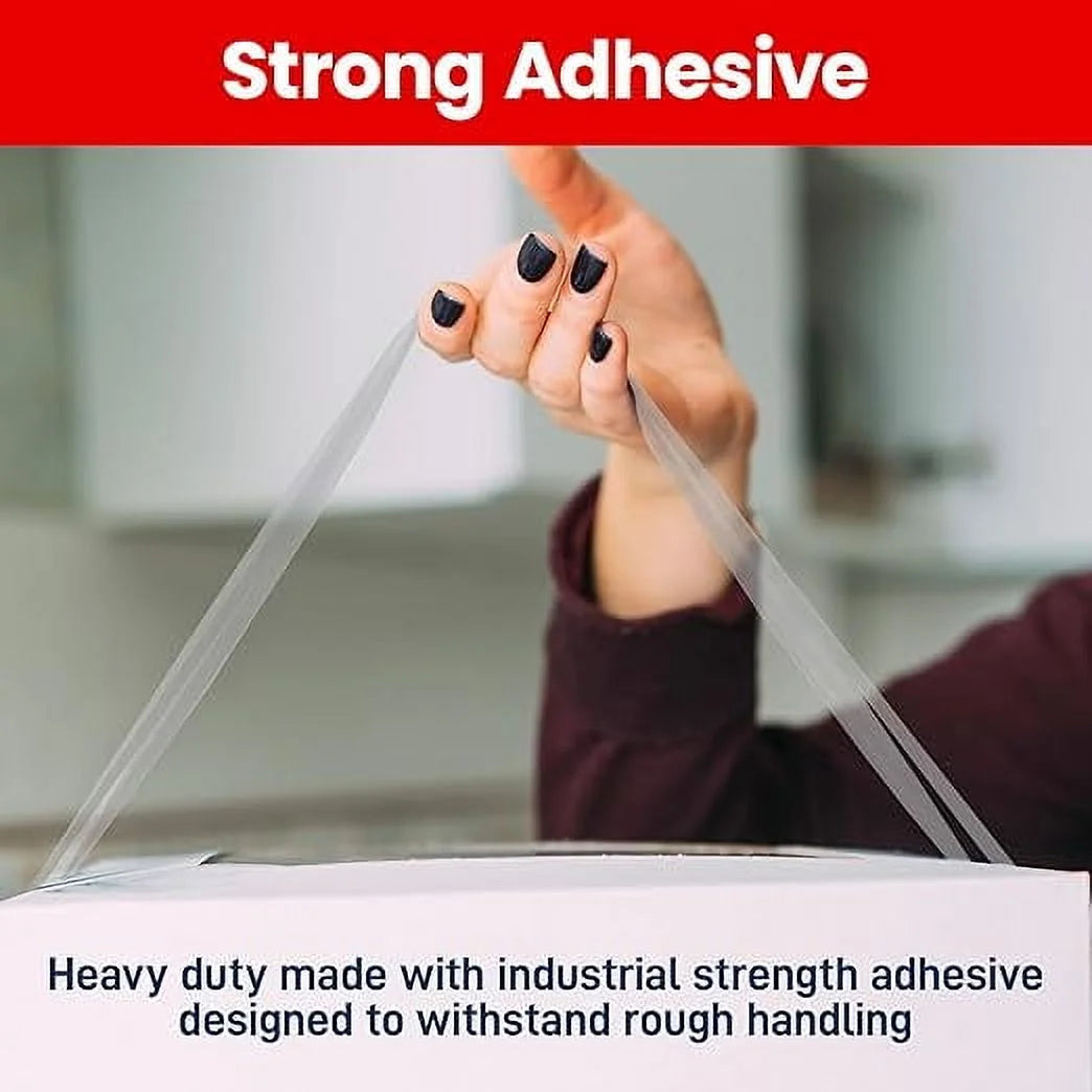 Clear Packing Tape - Heavy Duty Packaging Tape for Shipping, Packaging, and Sealing, 1.88In X 60 Yards, 2.7Mil Thick, for Personal and Professional Use, Thick Clear Packing Tape, 18 Tape Rolls