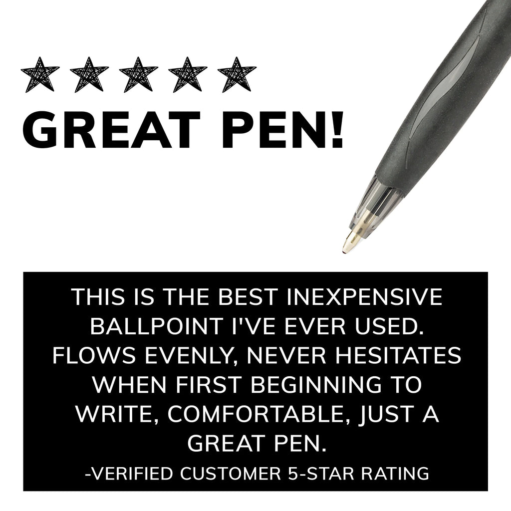 Glide Ballpoint Pen, Medium Point, 1.0 Mm, Blue Ink, 4 Count