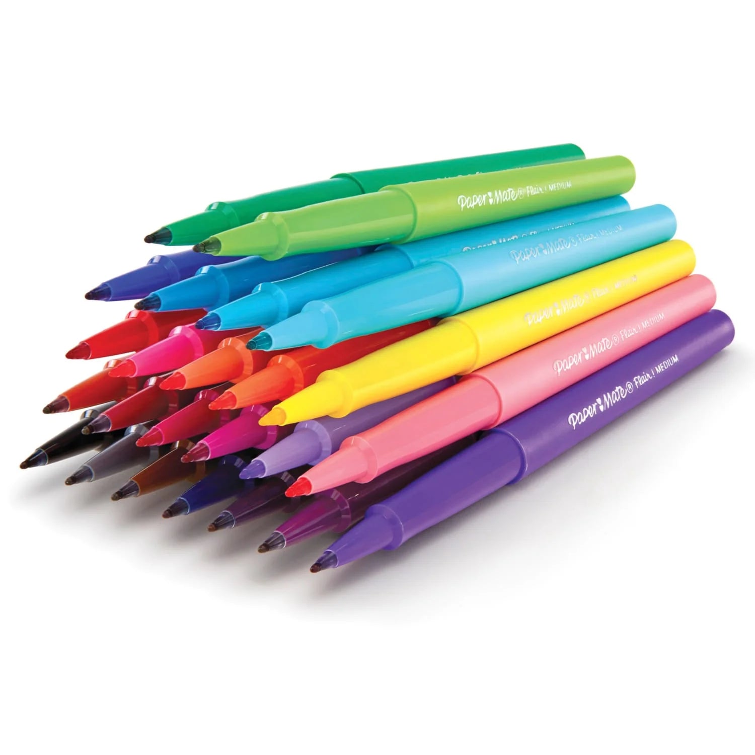 Flair Felt Tip Pens, Medium Point, Limited Edition Candy Pop Pack, Box of 24