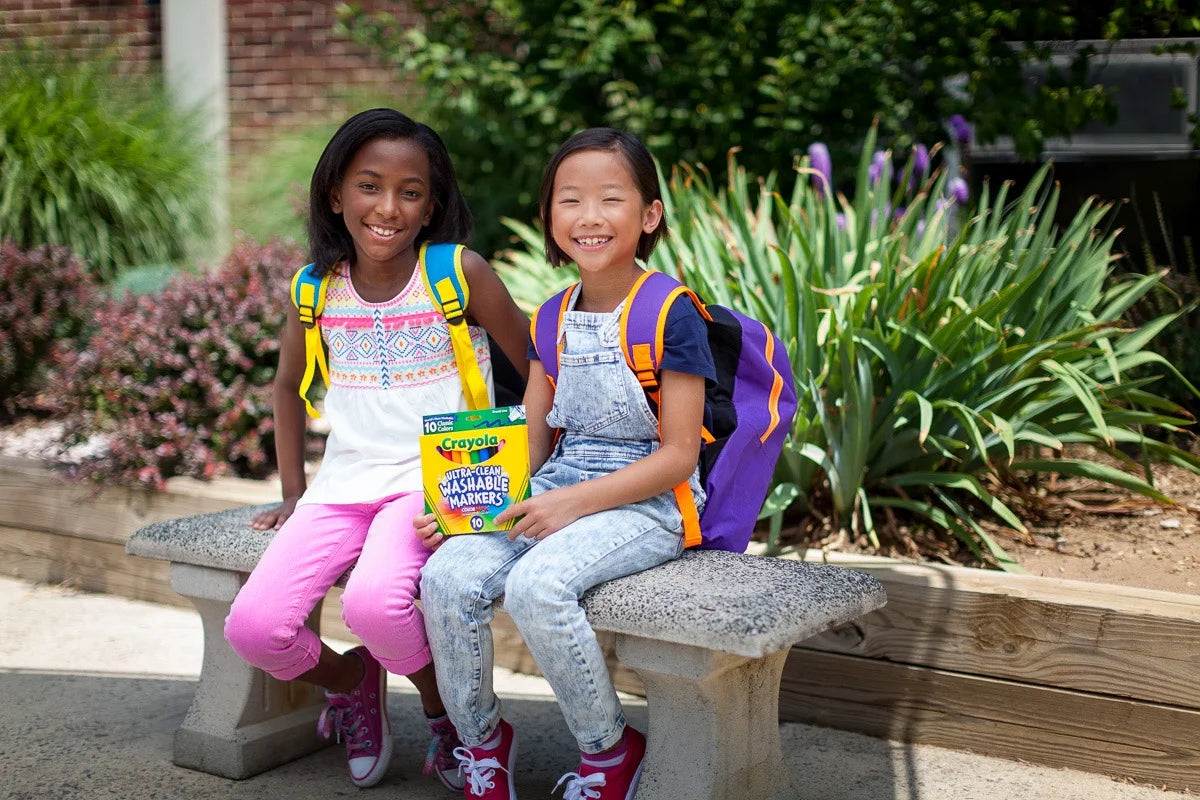 (4 Pack)  Ultra-Clean Washable Broad Line Markers, Art Supplies, Back to School Supplies, 10 Ct