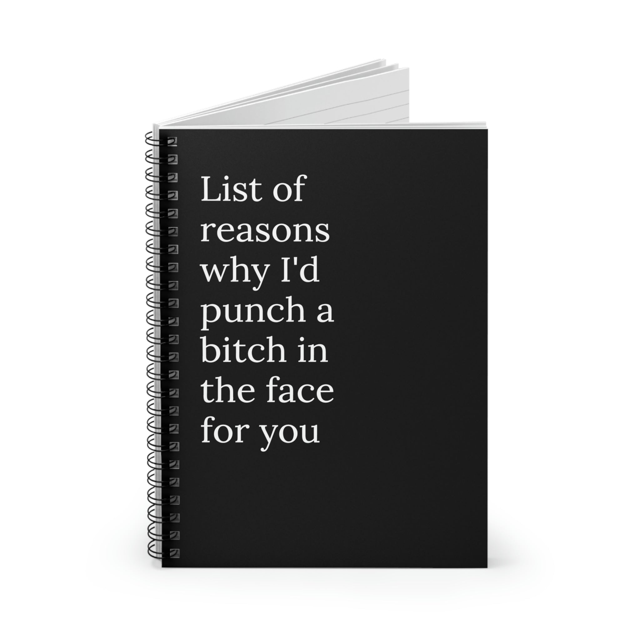 List of Reasons Of Why I'd Punch A Bitch In The Face For You Funny