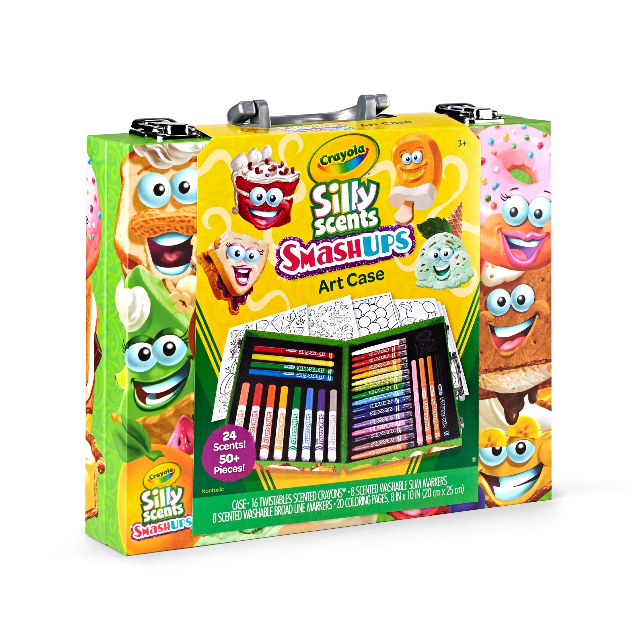 Silly Scents Mini Inspiration Art Case Coloring Set, Scented Markers, Arts and Crafts, Drawing Gift for Kids, Ages 4+