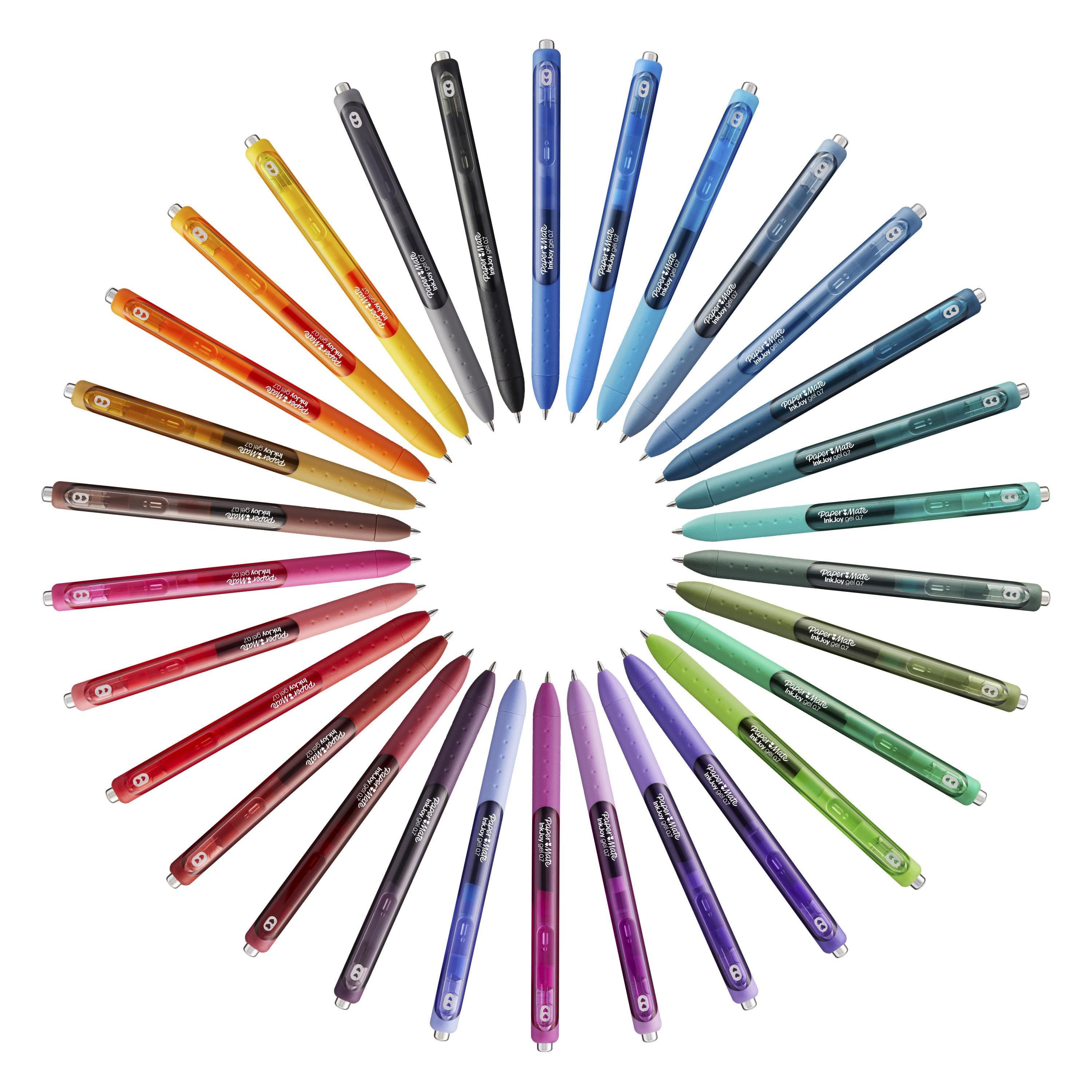 Paper Mate Inkjoy Gel Pens, Medium Point, 0.7 Mm, Assorted Colors, 22 Count