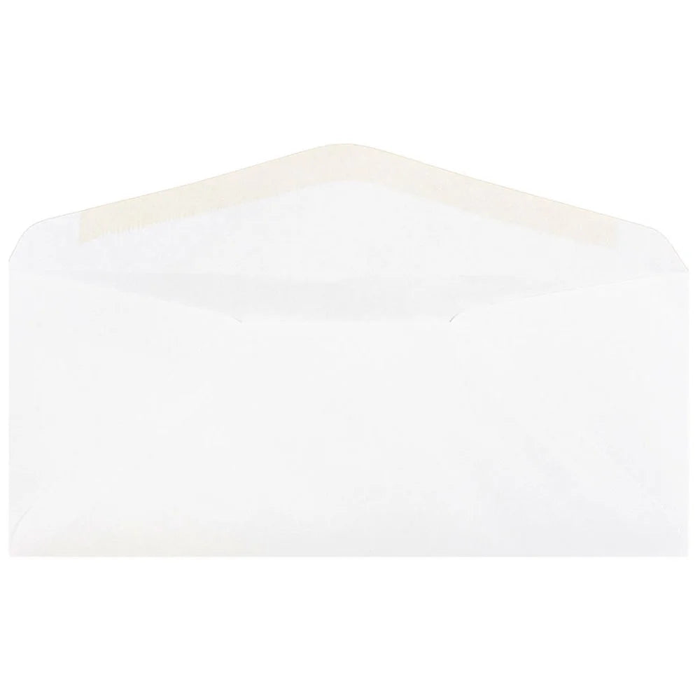 No. 10 Commercial Envelopes, 4 1/8 X 9 1/2, White, Bulk 250 per Box