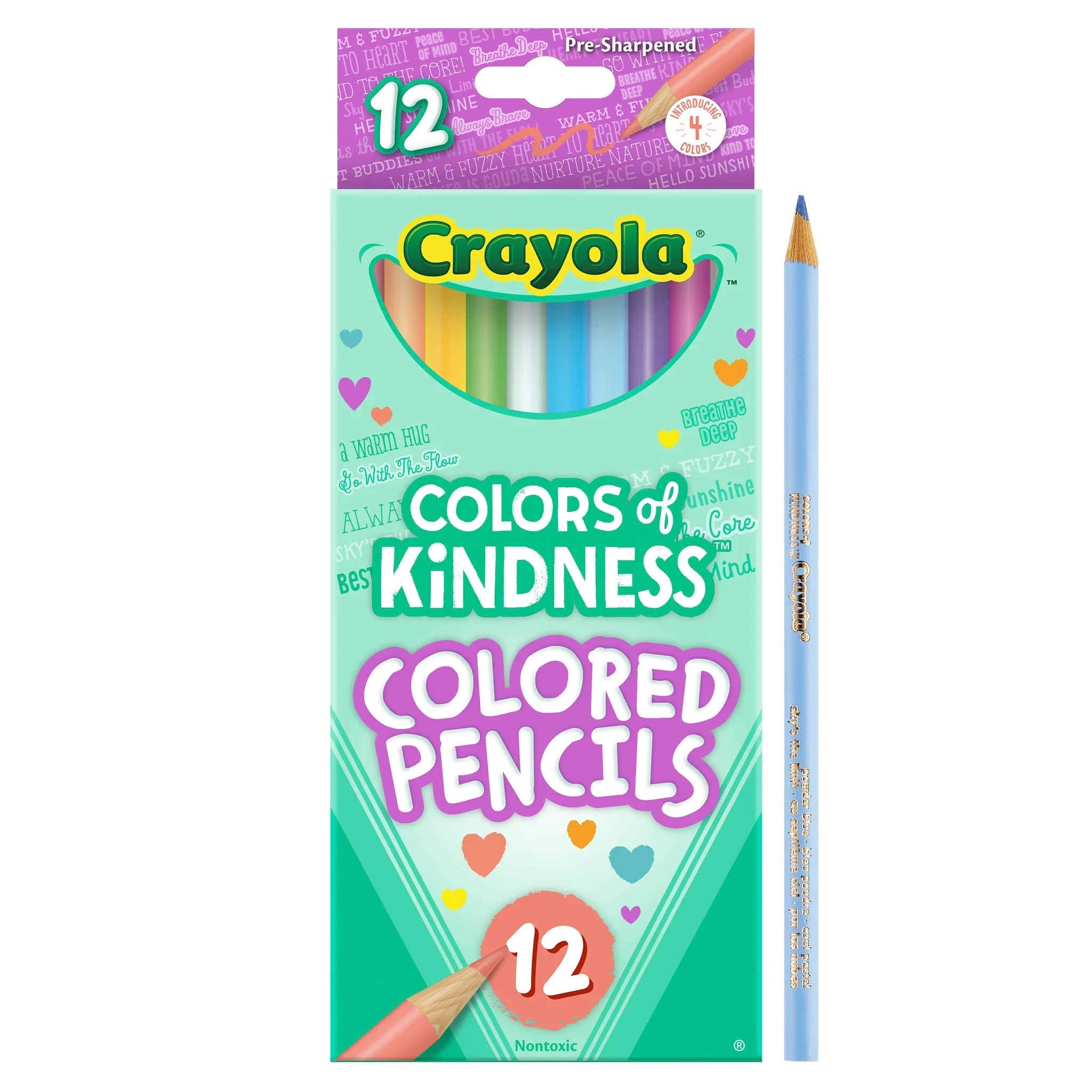 Colors of Kindness Colored Pencils, School Supplies, 12 Ct, Beginner Child