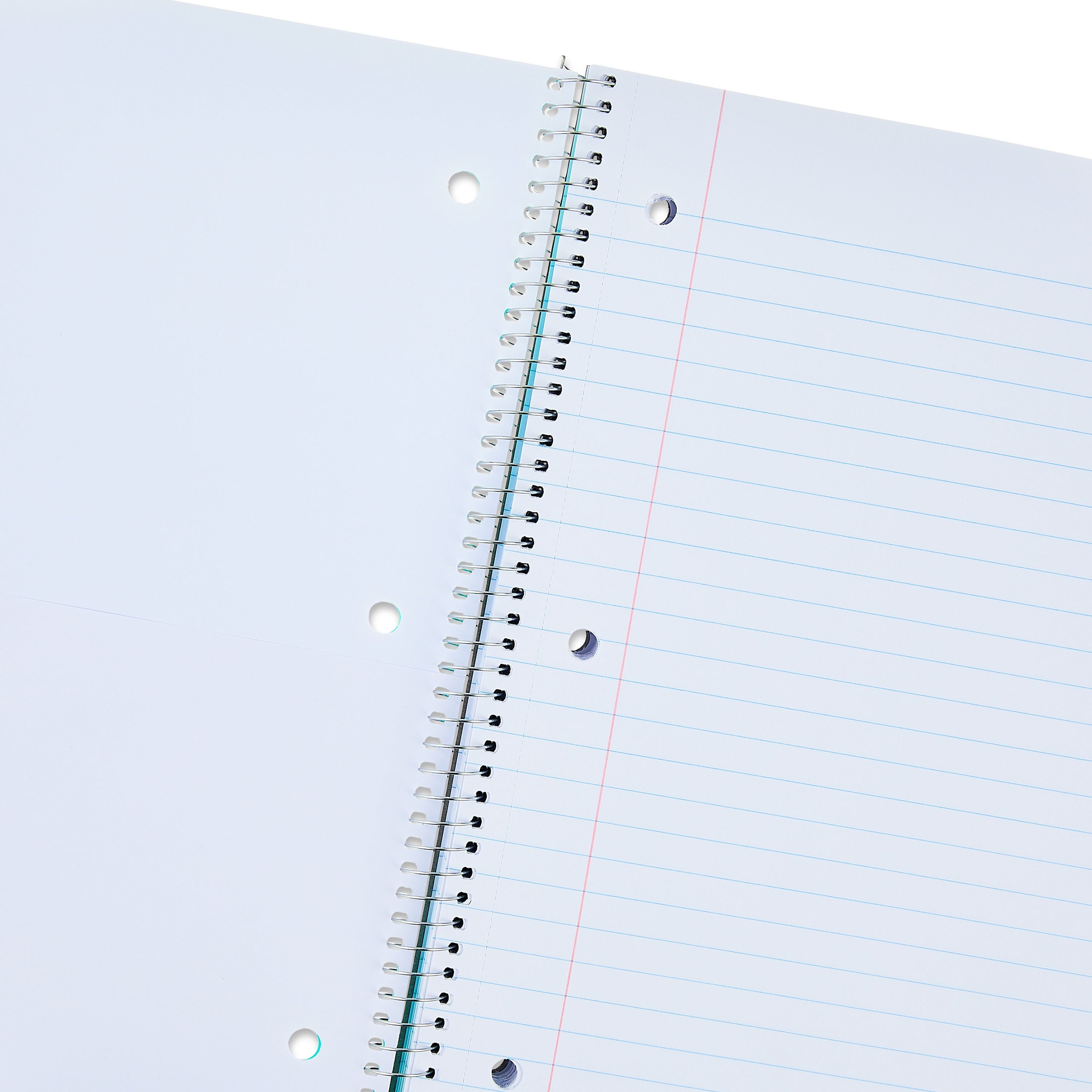 (4 Pack) Pen + Gear Wide Ruled 1-Subject Notebook, 10.5" X 8", Blue, 100 Sheets