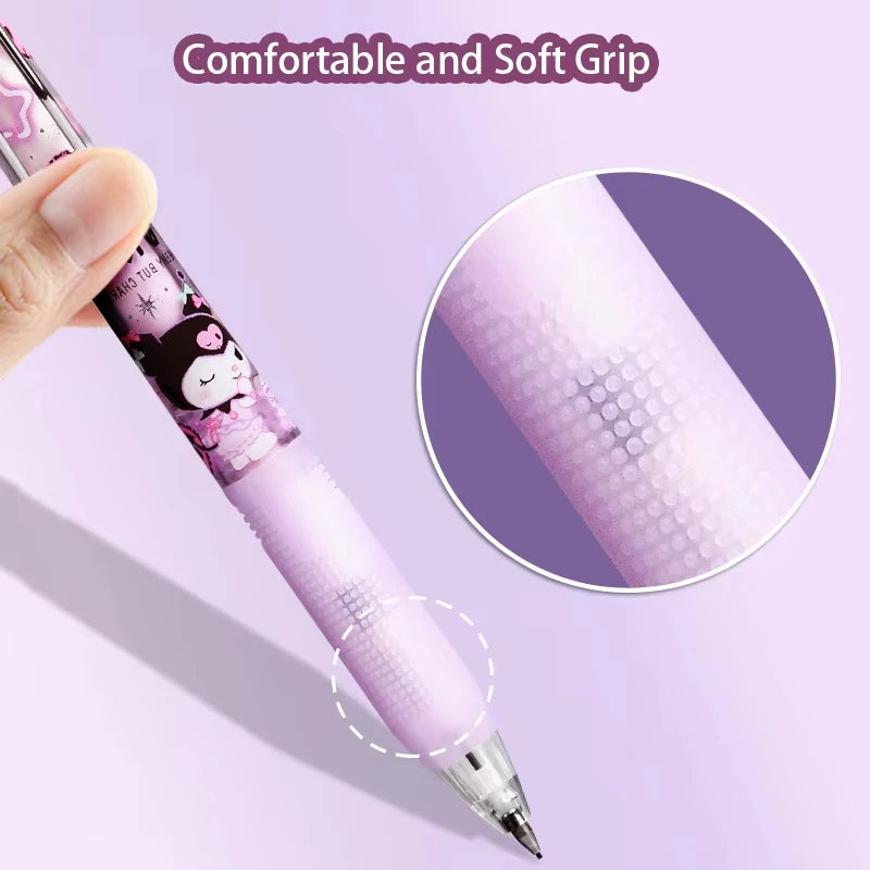 Kawaii 0.5mm Mechanical Pencil with Refills Cute Cartoon for School Office Student Stationery Kids Creative Gift Tool
