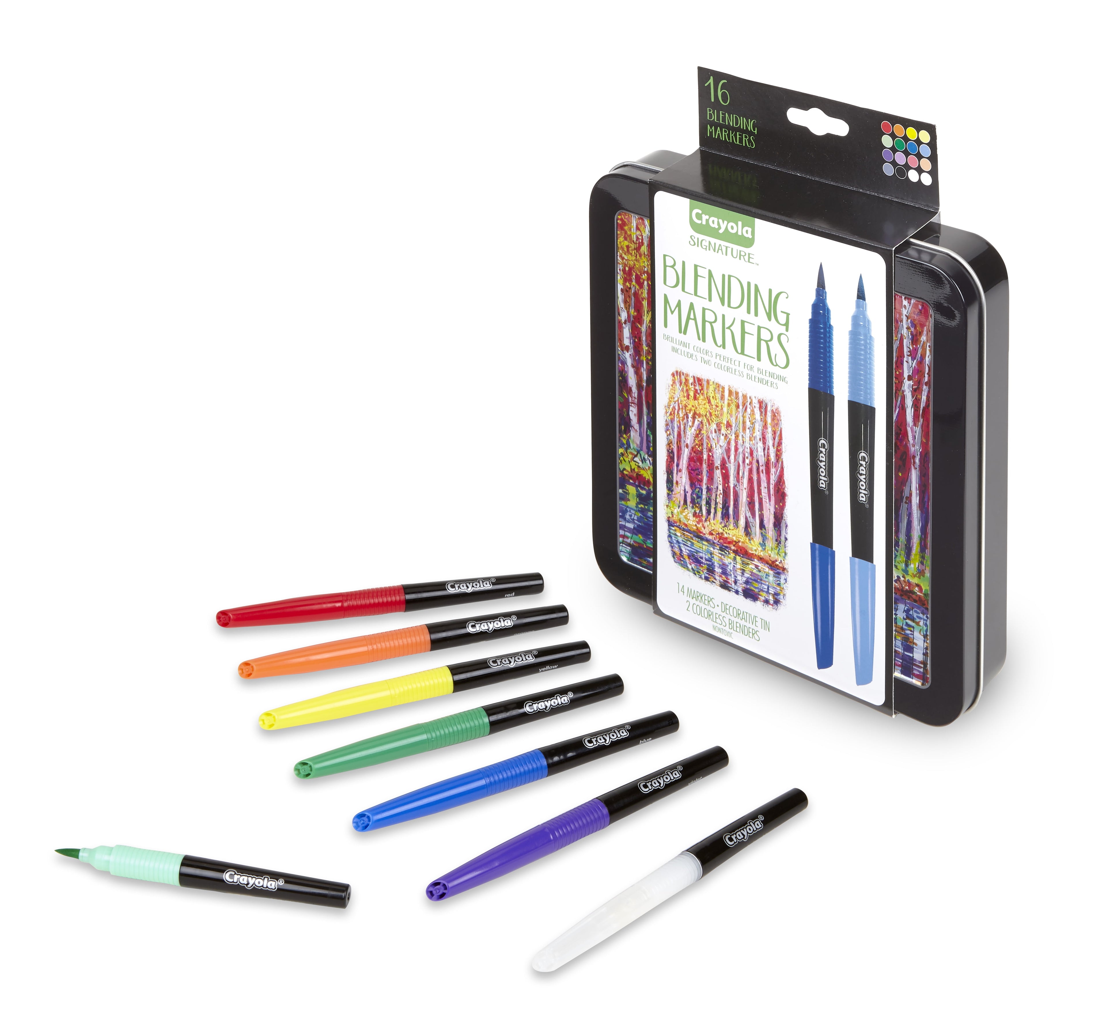 Signature Blending Markers, College School Supplies, Teacher Gifts, 16 Pcs