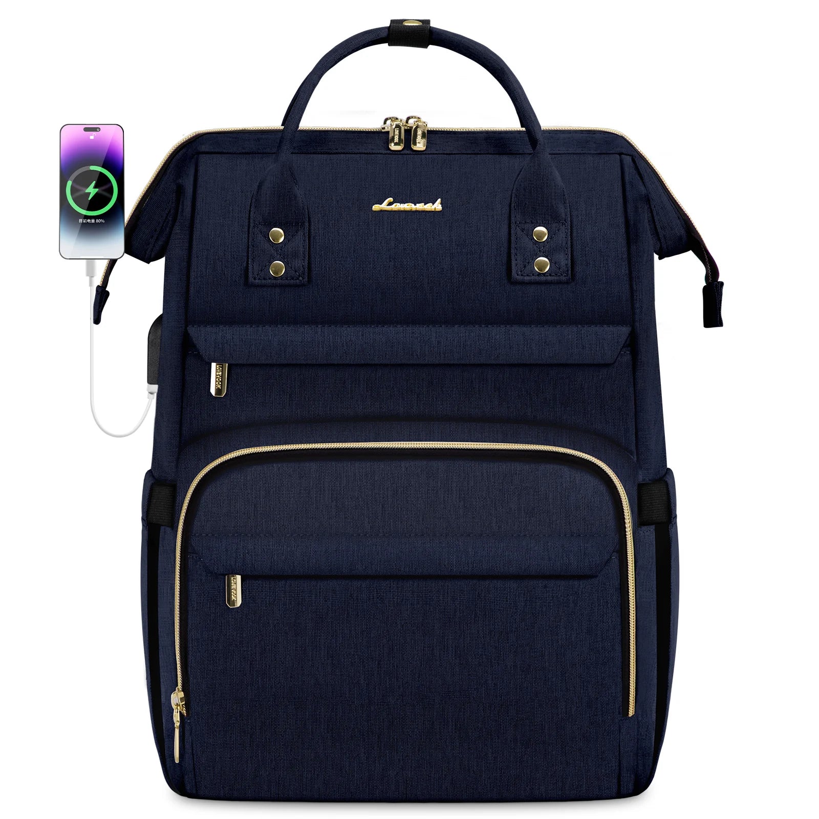 Lovevook 2024 14 15.6 17 Inch Large Cute Laptop Backpack for Women Oxford Waterproof Travel School Work Bag Luxury Lady Backpack