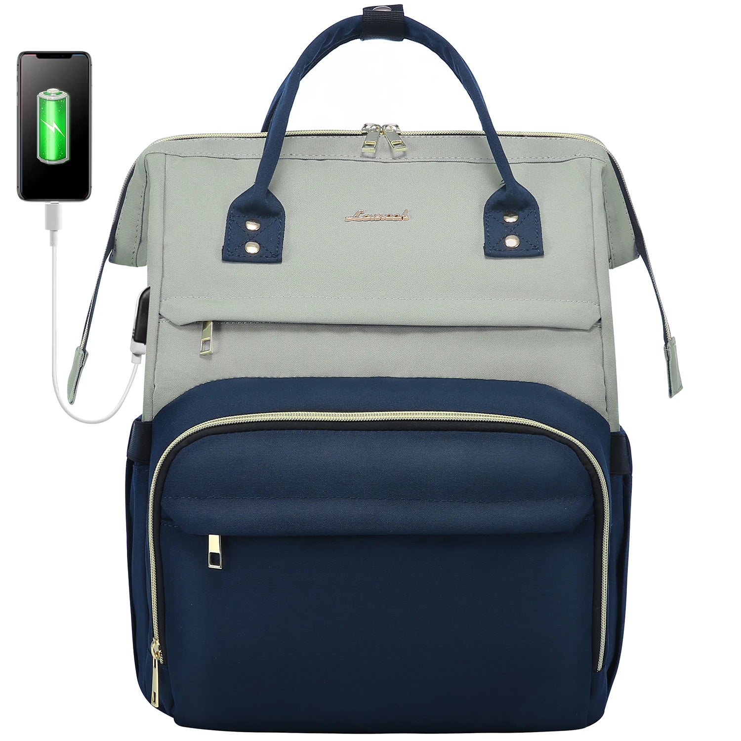 Lovevook 2024 14 15.6 17 Inch Large Cute Laptop Backpack for Women Oxford Waterproof Travel School Work Bag Luxury Lady Backpack